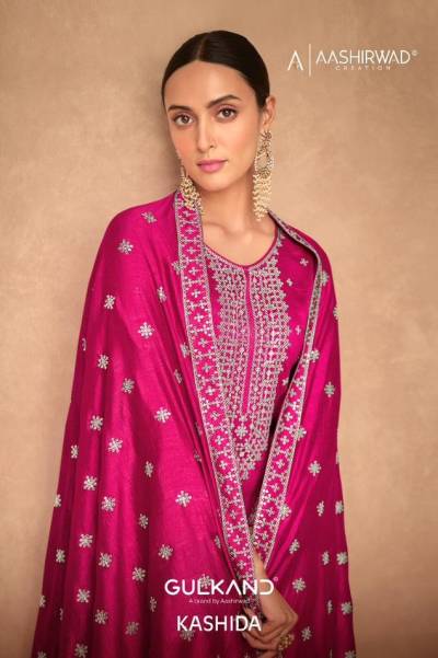 Kashida By Aashirwad Designer Partywear Salwar Kameez Collection